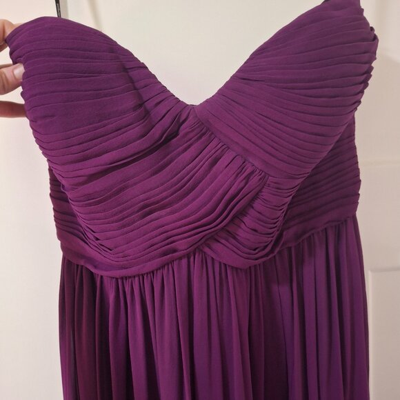 Purple Maxi Sleeveless Dress - Picture 4 of 5